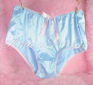 Amazing Rare Satin Brief Sissy Maid unisex Panties in 3 colors